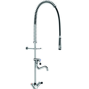 Voorspoelkolom zwart+2-grpsmengkrn+sproeier 433010 tapkrn