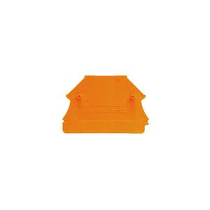 Afsluit- eindplaat oranje h:44mm b:1.5mm V-0 Wemi VVE=50
