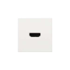 Afwerkingsset met HDMI-naar-HDMI-aansl. white coated