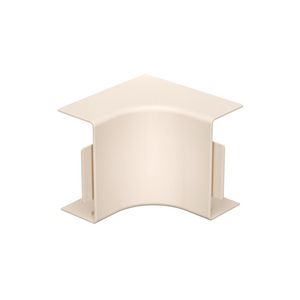 Binnenhoek 40x90mm polyvinylchlorid creme wit 9001 VVE=2