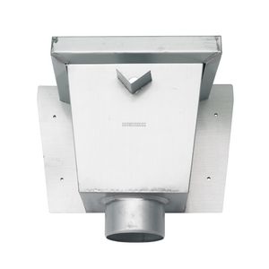 Vergaarbak zink vierkant model (junior) 80mm blue-grey