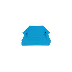 Afsluit- eindplaat blauw h:44mm b:1.5mm V-0 Wemid VVE=50