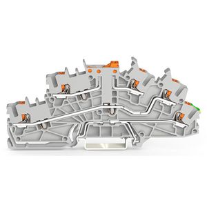 Etage installatieklem Met Druk 2,5mm² 2203-6644 VVE=50