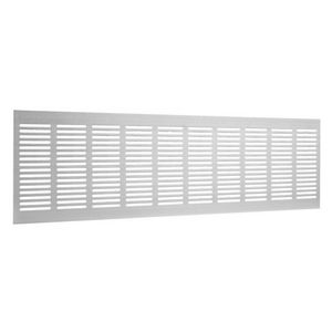 ALU plintrooster 1000x130mm F1 aluminium