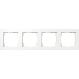 Afdekraam 4-v Gira E1 zuiver wit m