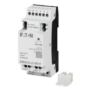 Easy E4, I/O-uitbreiding, 12/24V DC, 24V AC, 4DI, 4DQ relais
