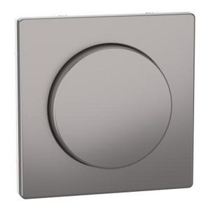 Centraalplaat met draaiknop Nikkel metallic Systeem D