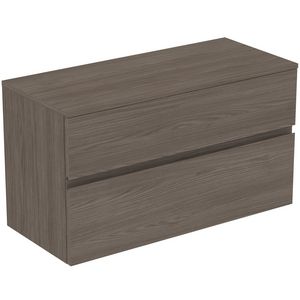 Wastafelmeubel 1002x440x558mm dark elm 2 laden Finesse