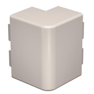 Buitenhoek 60x130mm polyvinylchlorid creme wit 9001 VVE=2