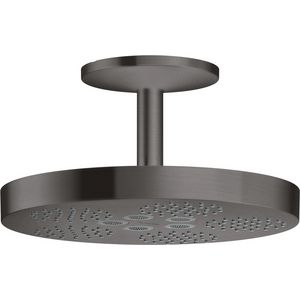 Hoofddouche 280 1 straalsoort plafondaansluiting Brushed Black Chrome AX One