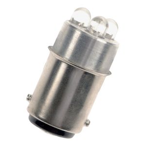 Signaleringslamp Ba15d T16X31 3LED 235V AC geel