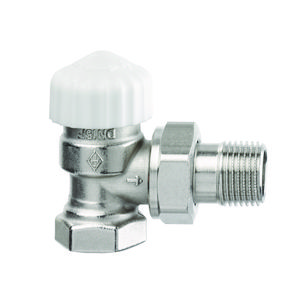Afsluiter thermostatisch Calypso V-exact haaks 1/2" kort