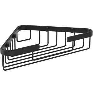 IOM hoekzeepbak silk black (mat zwart) A9105XG