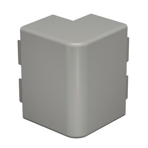 Buitenhoek 60x130mm polyvinylchlorid steengrijs VVE=2