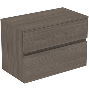 Wastafelmeubel 802x440x558mm dark elm 2 laden Finesse