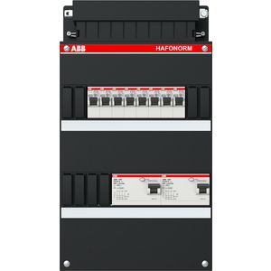 Installatiekast 8x achter 2x30mA 3-f