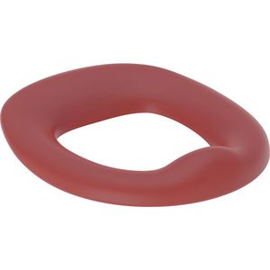 Bambini kinder closetzitring v staand keramiek zonder scharniergaten Rood