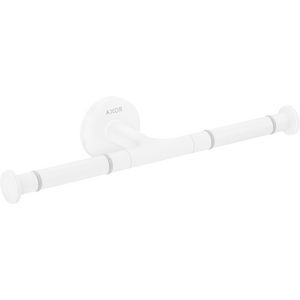AXOR Universal Circular dubbele closetrolhouder mat wit
