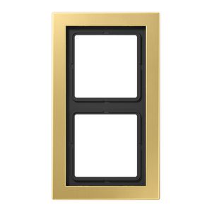 Afdekraam 2-voudig LSD messing klassiek