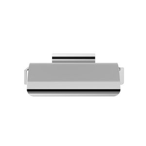 Closetrolhouder met klep RVS gepolijst CRAFT