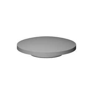Afdekplaat 2-weg/3-weg omst.Kapje greep 47x12mm Dark plat.ge