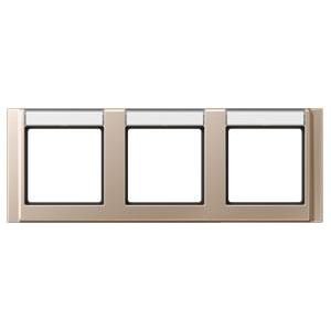 Afdekraam 3-voudig tekstvak hor. A500 champ. VVE=10