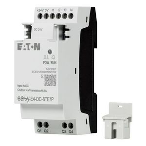 Easy E4, I/O-uitbreiding, 24V DC, 24V AC, 4DI, 4DQ transisto