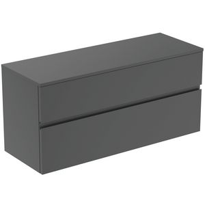 Wastafelmeubel 1202x440x558mm matt anthracite 2 laden Finesse