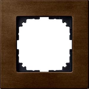 Afdekframe Merten M-Elegance hout 1 stel walnoot