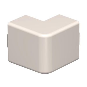Buitenhoek 25x40mm polyvinylchlorid creme wit 9001 VVE=4