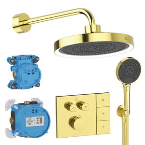 Inbouwdoucheset brushed gold Ceratherm Navigo