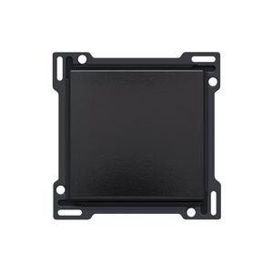 Afwerkingsset enkelv. schakelaar/drukknop piano black co