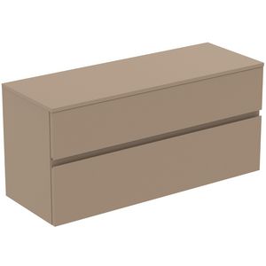 Wastafelmeubel 1202x440x558mm mat greige 2 laden Finesse