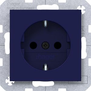 SCHUKO-wandcontactdoos Safety Plus steekklemmen A.x/C.x ocean hfgl.