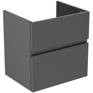 Wastafelmeubel 530x409x540mm matt anthracite 2 laden Finesse
