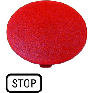 Indicatieplaatje paddestoel rood "stop" VVE=10