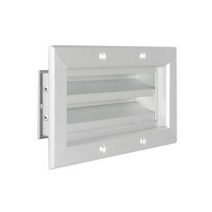 ALU gevelrooster vaste lamellen 170x70mm