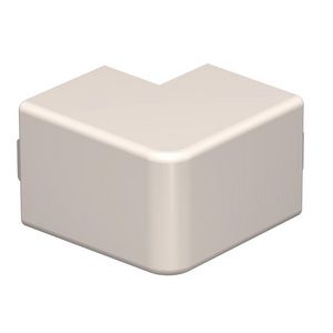 Buitenhoek 40x40mm polyvinylchlorid creme wit 9001 VVE=4
