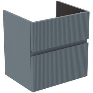 Wastafelmeubel 530x409x540mm matt ashblue 2 laden Finesse