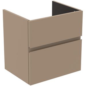 Wastafelmeubel 530x409x540mm mat greige 2 laden Finesse