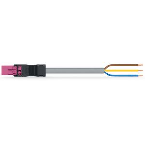 Geconf.aansluitkabel Eca Steker/open einde 891-8993/205-107