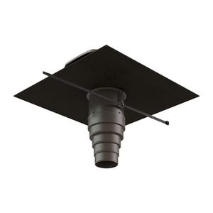 Dakdoorvoer VALETIS 16-55° ongeïsoleerd 100/110/125/150/160mm tbv luchtafvoer incl. ubiflex indekstuk