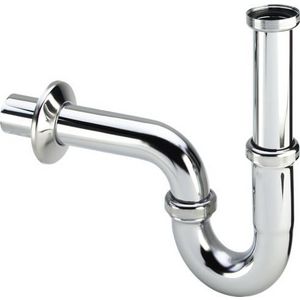 buissifon 1 1/4x120 messing/verchroomd