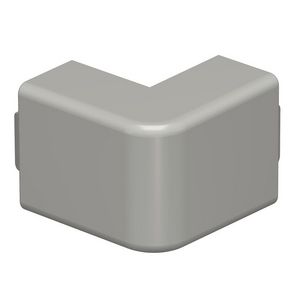 Buitenhoek 15x30mm polyvinylchlorid steengrijs VVE=4