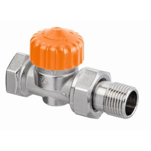 Afsluiter thermostatisch dynamisch ECLIPSE recht 1/2" DN15 verkort