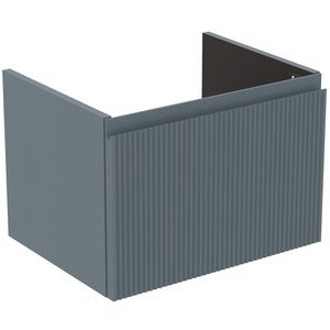 Wastafelmeubel 530x409x370mm matt ashblue 1 lade Finesse