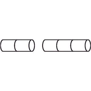 Standaard batterij 6,0V 2,5Ah stick "trein" accu