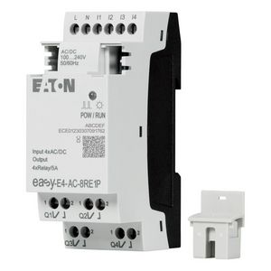 Easy E4 I/O-uitbreiding 100-240V AC 110-220V DC 4DI 4DQ rel