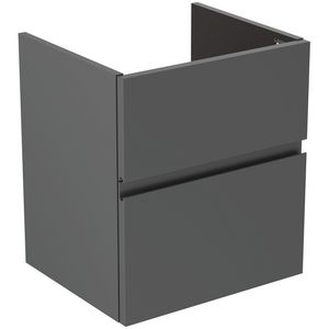 Wastafelmeubel 480x409x540mm matt anthracite 2 laden Finesse