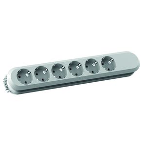 Smart 6x 230V RA 3mmet RA stekker wit